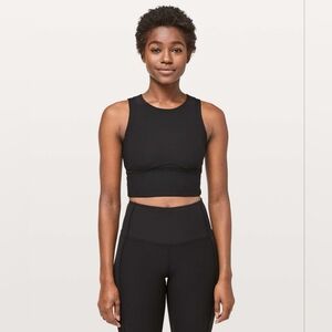 Lululemon Kick Serve Bra Texture *Black Size 8